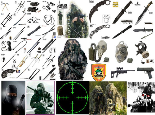 Dagas Twin Push Daggers Tacticas Dagas Gemelas Comando Ops (Usado)