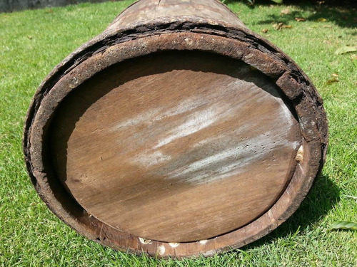 Antiga Barrica Barril De Madeira 1930