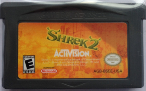 Shrek 2 / Gameboy Advance Gba & Nintendo Ds