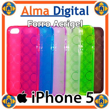 Forro Acrigel iPhone 5 5s Estuche Protector Goma Manguera