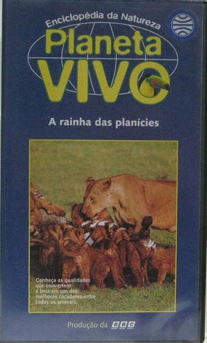 Vhs Planeta Vivo - A Rainha Das Planícies - 50 Minutos 1997