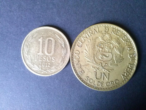 Moneda Perú Un Sol De Oro 1965 Bronce Conmemorativa