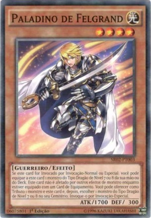 Yu-gi-oh Paladino De Felgrand - Comum Frete Incluso