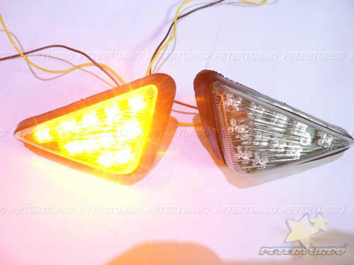 Seta Carenagem Led Moto Honda Suzuki Kawasaki Cbr Zx10 Pisca