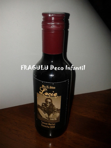 Souvenirs Botellas De Vino Personalizada