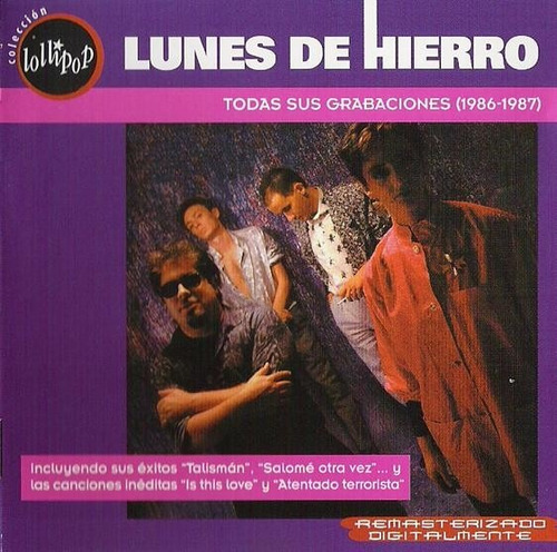 Cd Original Lunes De Hierro Todas Sus Grabaciones 1986-1987