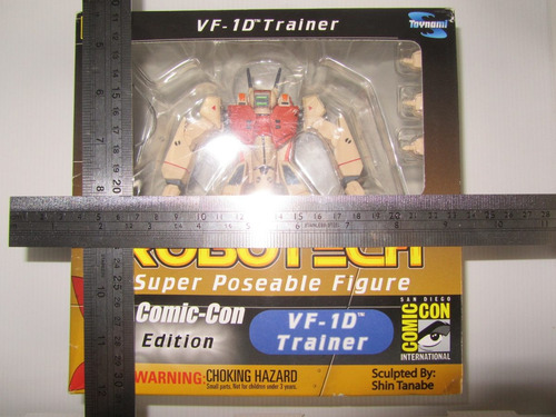 Imagen 3 de 5 de Vf 1d Trainer Robotech Super Poseable Comic-con Edition Unic