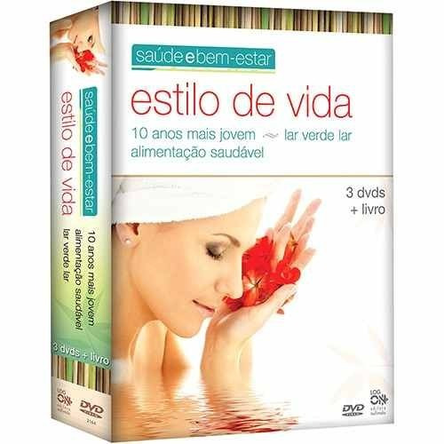 Estilo De Vida Box Com 3 Dvds + 1 Livro Novo Lacrado Raro !!