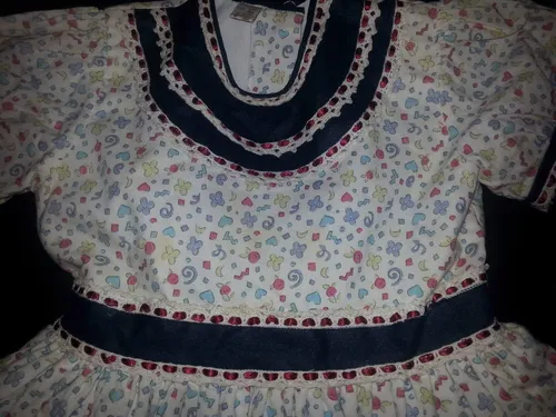 Vestido De Niña Talla 2 (Usado)