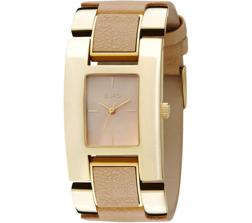 Relógio Feminino Euro Premium Eu2035xmtd/2x - Dourado / P...