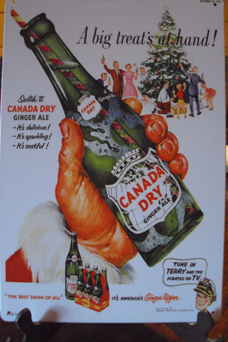 Carteles Metálicos Canada Dry, Afiches Antiguos Publicidad