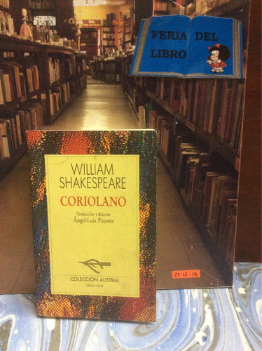 Coriolano. William Shakespeare
