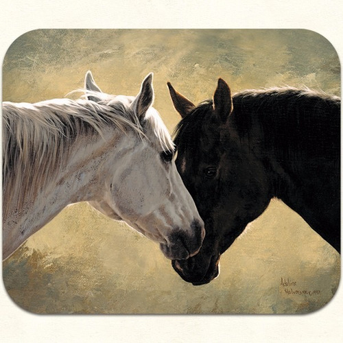 Mouse Pad Americano Caballos, 23,5 X 20 Cms X 2 Unidades