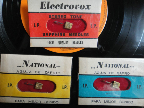 Agujas De Presion Para Tocadiscos Antiguos De Coleccion