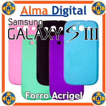 Forro Acrigel Samsung S3 Estuche Protector Manguera Siii Gel