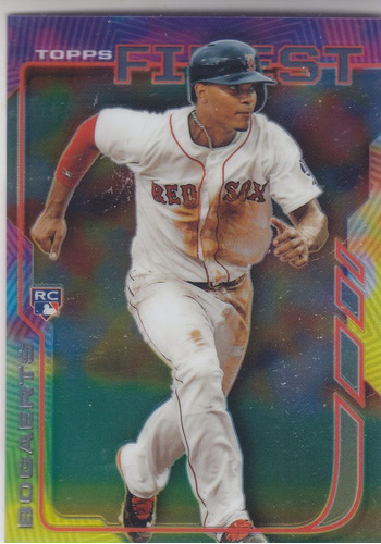 2014 Topps Finest Rookie Xander Bogaerts Ss Red Sox
