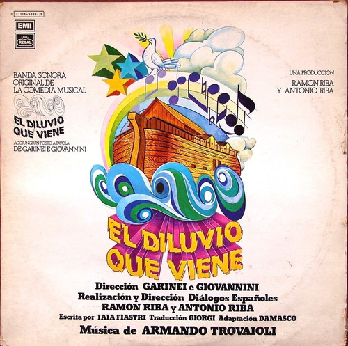 El Diluvio Que Viene - Version Española - Musical 2 Lp 1977