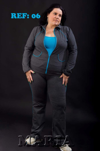 Conjunto De Dama 3 Piezas Chaqueta Deportivo. Talla Xl Plus.