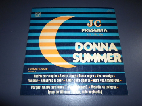 Jc Presenta Los Hits De Donna Summer Evelyn Russell * Vinilo