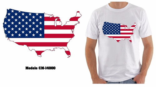 Camiseta Estados Unidos Eua Usa Bandeira Flag United States