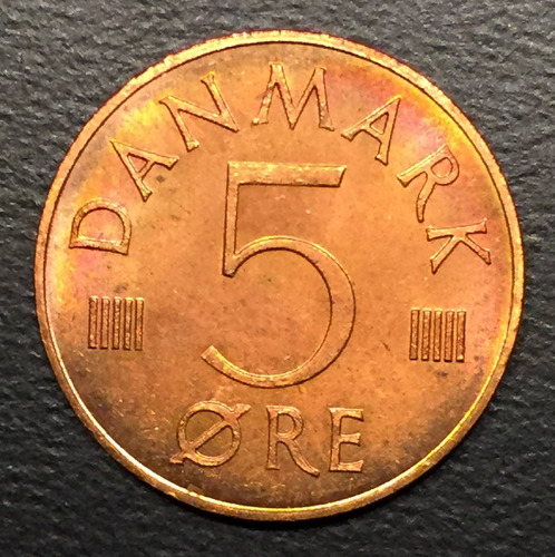 Din019 Moneda Dinamarca 5 Ore 1985 Au-unc Ayff