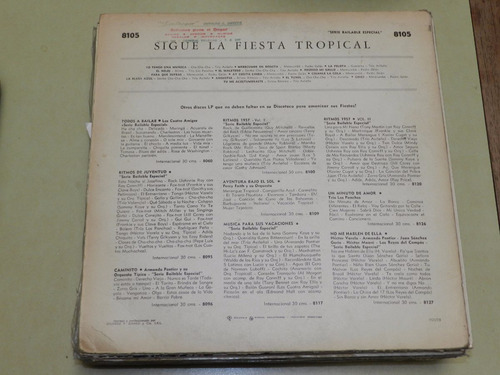 Imagen 2 de 2 de Vinilo 0151 - Cha Cha Cha Sigue La Fiesta Tropical