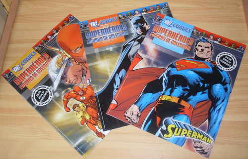 Lote 03 Fasciculos Superman , Batman Y Flash
