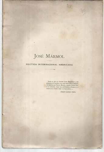 Juega Farrulla Arturo: José Mármol 1918