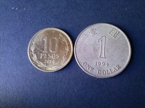 Moneda Hong Kong 1 Dollar 1994 Níquel (c44)