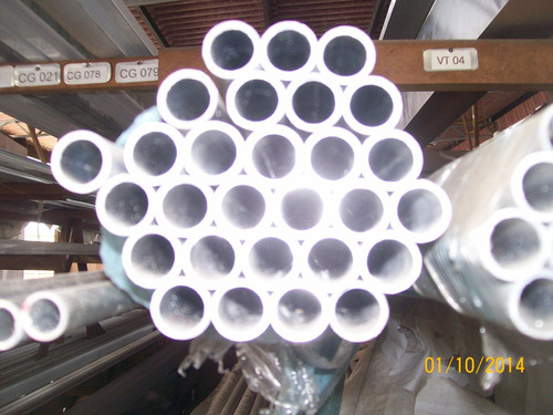 Tubo De Alumínio Natural 1/2 (12,5mm X 1,00mm X 650mm
