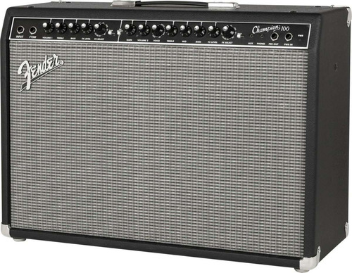 Imagen 1 de 2 de Amplificador Fender Champion Series 100 Valvular para guitarra de 100W color negro/plata 220V