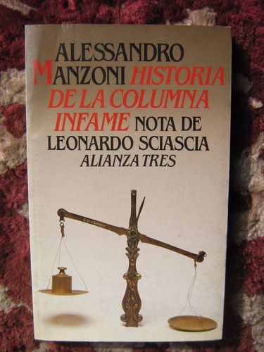 Historia De La Columna Infame Alessandro Manzoni 1987