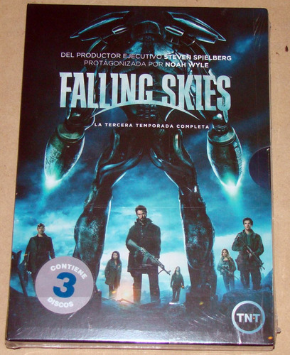 Falling Skies Spielberg 3era Temp Dvd Triple Sellado Kktus