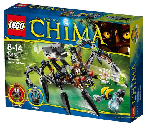 70130 Lego Chima - Aranha Caçadora De Sparratus - 292 Pçs Le