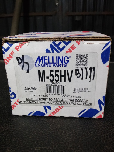 Bomba Aceite Melling M-55hv Alto Volumen 200/305/350/400