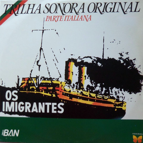 Lp Novela Os Imigrantes Parte Italiana/1981/otimo Estado
