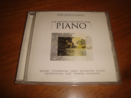 Conciertos Para Piano- Mozart Tchaikovsky Beethoven Grieg Cd