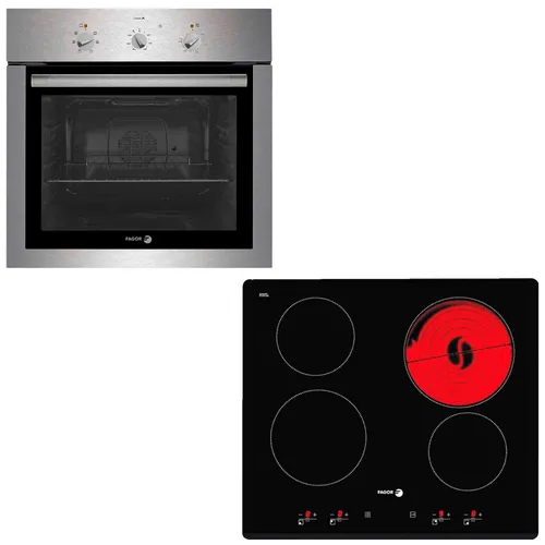 Horno Electrico 6h-11aax + Anafe Electrico 2vft-400as Fagor
