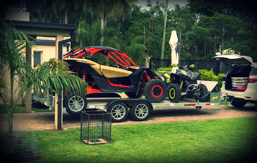 Alutrail Trailer Aluminio Utv Canam X3 1.85 X 3.40 Un Eje