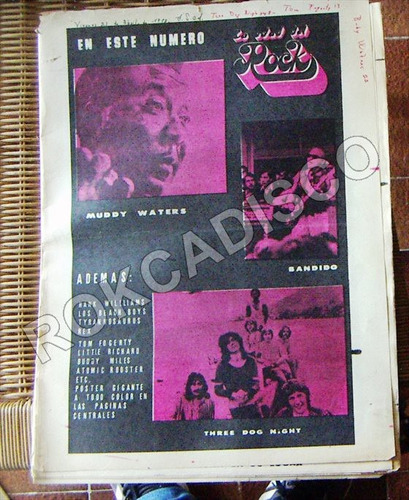 Revista, La Edad Del Rock, Buddy Miles, Tom Fogerty, 1972