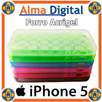 Forro Acrigel iPhone 5 5s Estuche Protector Goma Manguera