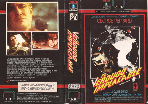 El Verdugo Implacable Vhs George Peppard Joan Collins 1970