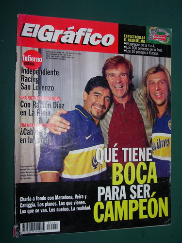 Revista El Grafico 4063 Ascenso San Miguel Canigia Maradona