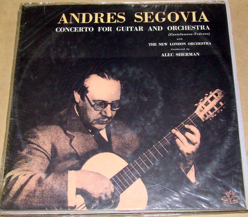 Andres Segovia Concert For Guitar Orchestra Lp Uruguay Kktus