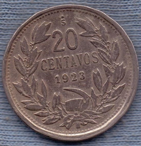 Chile 20 Centavos 1923 *