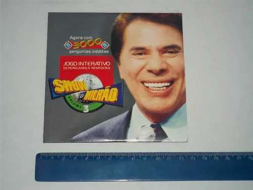 Cd duplo Silvio Santos - Qual é a Música (Jogo PC Interativo + Volume 1)