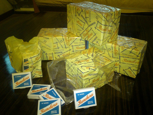 Fosforos Ranchera Antiguos Pack De 36 Cajas X 90 Fosforos
