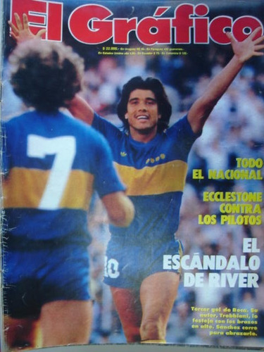 El Grafico 3254 Boca Juniors Trobbiani