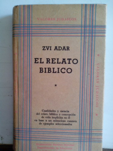 El Relato Biblico - Zvi Adar C1