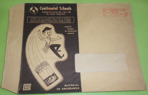 Sobre Original Curso Dibujo Continental Schools (vacio)